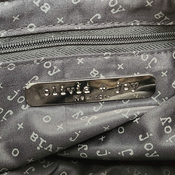 Olivia + Joy Faux Leather Shoulder Bag in Gray - Picture 4 of 4